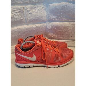 Women's Nike Flex 2014 Run 644477-601 Size 7.5 Crimson/Sail Running Shoes